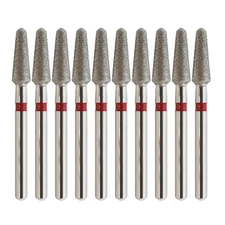 Multi-Use Dental Diamonds Burs Round End Taper 856/024F Fine Grit Friction Grip