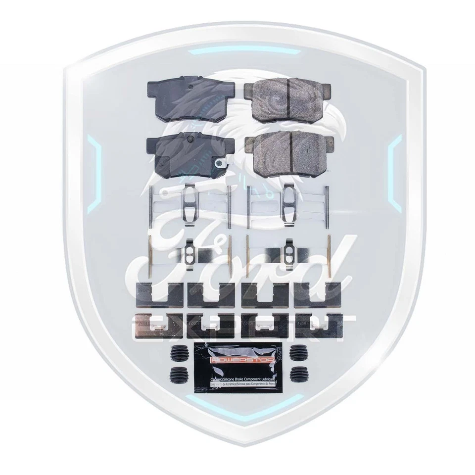 Nuevo kit de pastillas de freno delanteras y traseras de cerámica OE para Honda CR-Z 2011-2015 9 años de garantía Foto 2 de 4