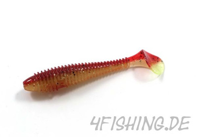 KEITECH 2,8'' FAT Swing Impact - Farbe CHARTREUSE SILVER RED