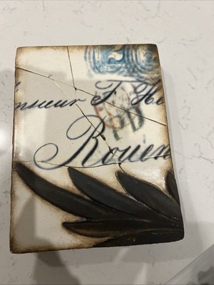 Sid Dickens Memory Block Tile T-170 Rouen Postmarked Retired