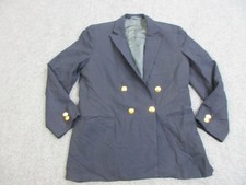 Sills Cambridge Blazer Mens Medium Navy Double Breasted Gold Button Jacket