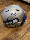 STEVE LARGENT Autographed Full Size Helmet "HOF 95" Seattle Seahawks - LEAF AUTH