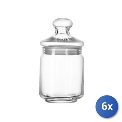 6X Pots En Verre Luminarc Club Transparent Lt 2 - Photo 1/3