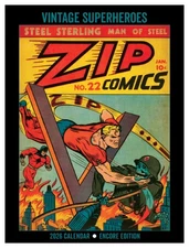 Asgard Press 2026 Vintage Superheroes Encore Calendar, 9"x12"