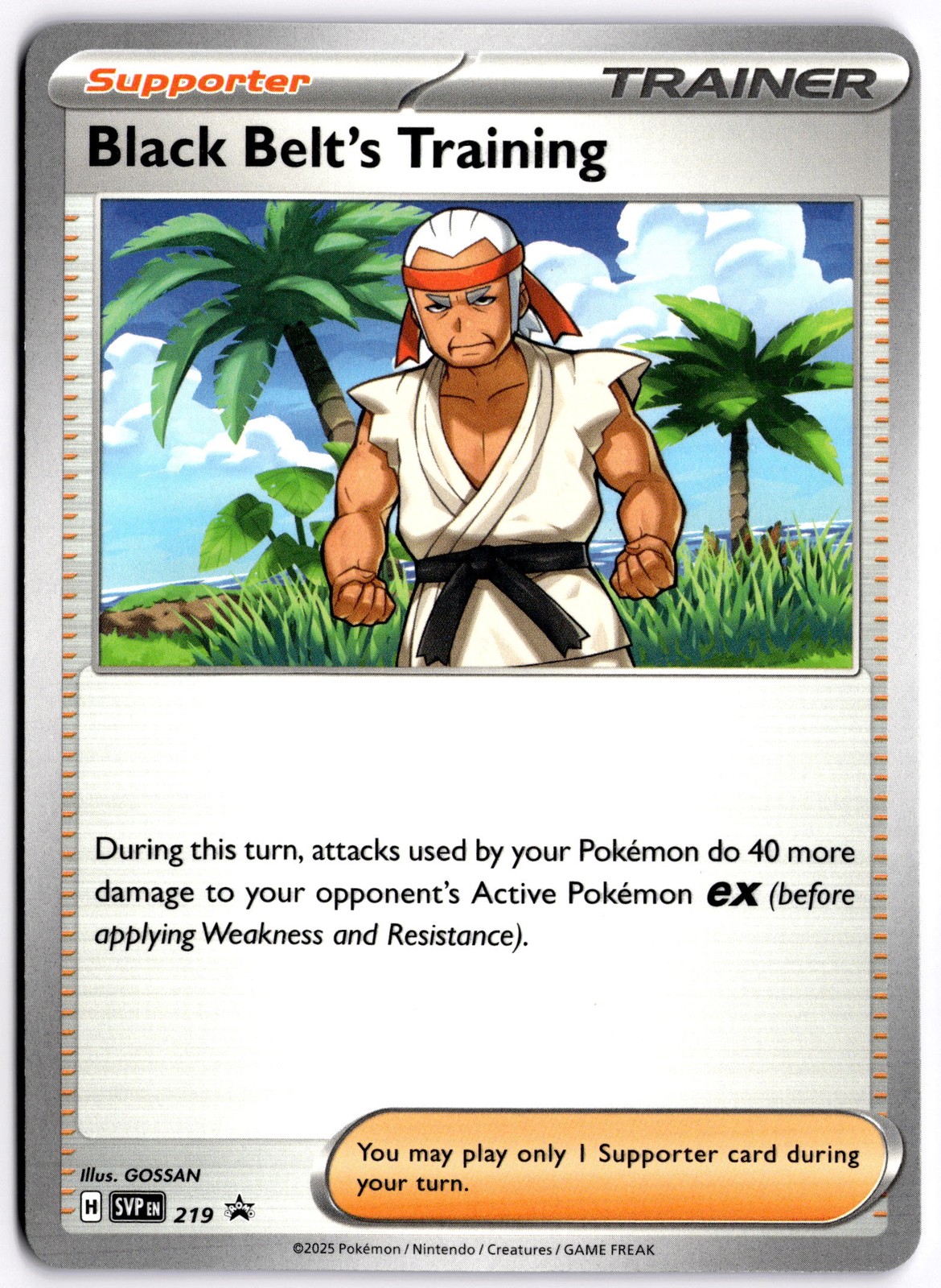 Pokemon TCG Black Belt's Training 219 SV: Scarlet & Violet Black Star Promo NM