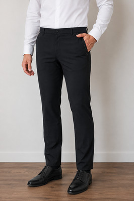 Ron Tomson RNT23 Men s Black Stretch Dress Pants Size 44 Tailored