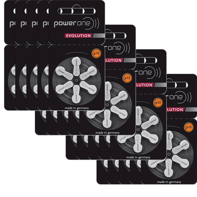 120 x Varta Power One Evolution Hörgerätebatterien 1,4V  P13 20x 6er-Pack PR48
