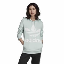 Sweatshirts Universal women Adidas D Originals Trefoil ED7503 Celadon