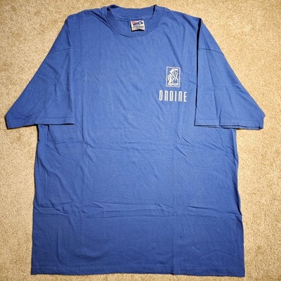 Vtg 90s ONDINE Classic Record Company Mens XL Beefy T-shirt Indie Single-Stitch