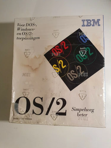 IBM OS/2 2.1 *New & Factory Sealed* (1993) in Retail Big Box *Vintage*