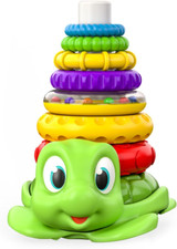 , Stacking Toy  Includes 7 Unique Rings  Montessori Development  Baby Gift fo