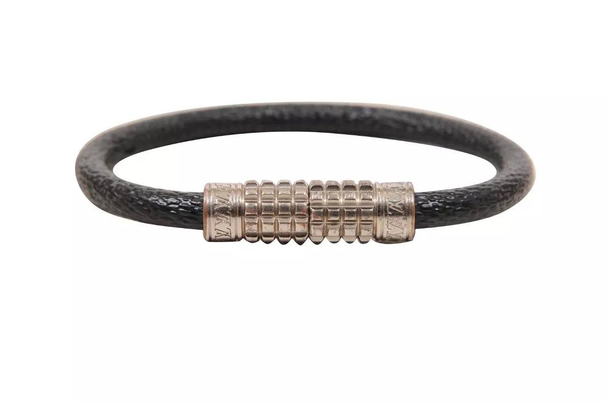 vuitton mens bracelet silver