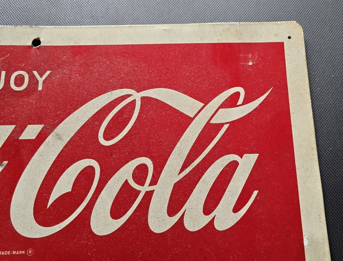 Vintage Coca-Cola Menu Board Chalk Tin Sign MCA 793 Coke