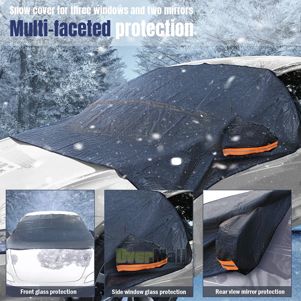 Car Windshield Snow Shield for Winter Car Cover Front Window anti Ice Frost Snow Foto 4 de 4
