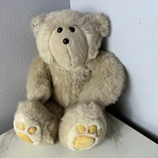 1984 Cartier Vintage Deri Bear Plush Teddy Limited Edition Sugar Plum Tan EASTER