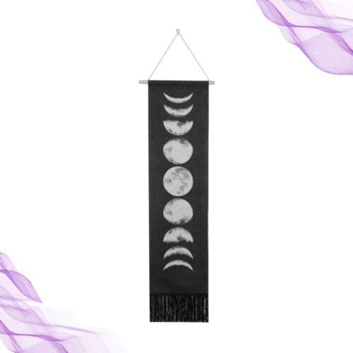 Tapiz bohemio ciclo lunar tapiz bohemio pared colgante - Imagen 1 de 18