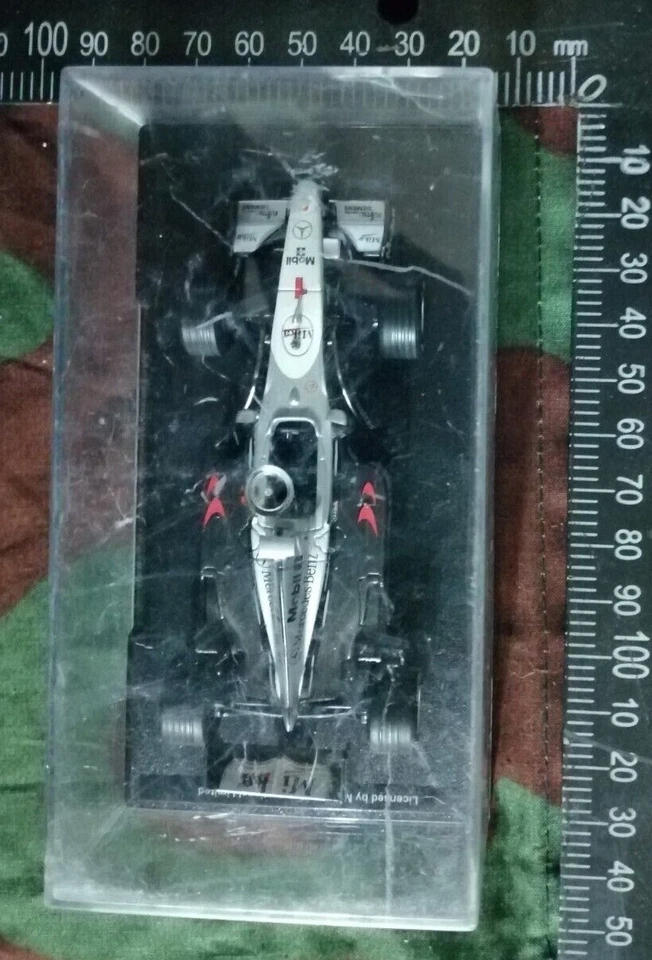 MODELLO STATICO AUTO DA CORSA FORMULA 1 MERCEDES MC LAREN MP4/14 1999 RARITÀ!!! - Immagine 2 di 4