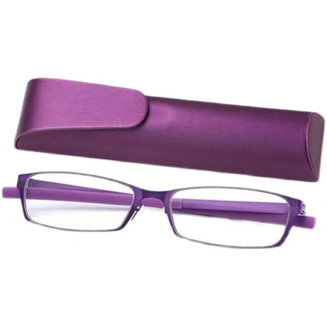 Clamshell Glasses Case Reading Glasses Case Optical Pen Barrel Glasses Case NE10384