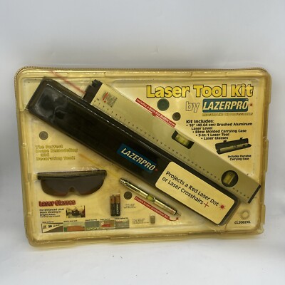 BRAND NEW SEALED - Lazerpro Laser Level No. CL2062XL Hard Plastic Case 668558