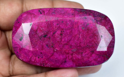 553.00 CT Natural Huge Red Ruby Certified Museum Grade Oval Cut Loose Gemstone