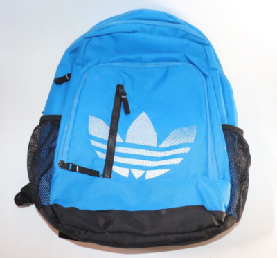 adidas blue backpack ebay Adidas Padded Computer Backpack Blue Black