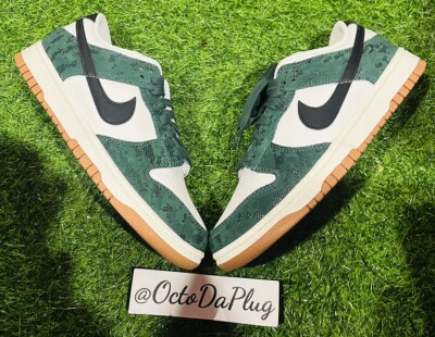 Size 8 - Nike Dunk Low Green Snake W for sale online | eBay