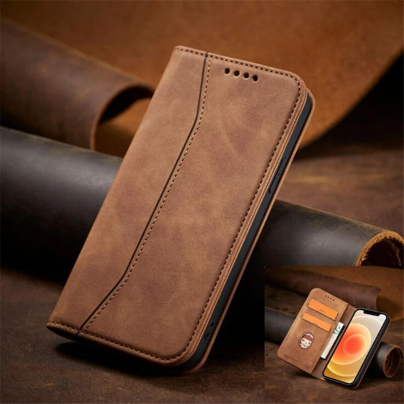 Handy Hülle für Google Pixel Huawei Honor  Magnet Schutz Tasche Book Case Cover - Bild 2 von 4