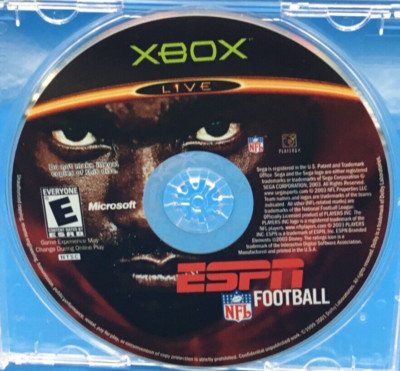 MICROSOFT XBOX ESPN NFL Football 2003 TESTED Disc Only Fast Free Shipping!
