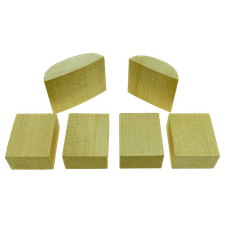 Viola Repair Parts - Pre-Cut Wood Block Set