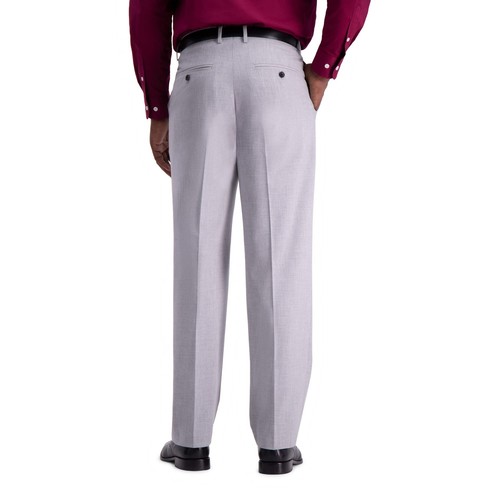J.M. Haggar Men's Classic Fit Flat Front Dress Pant 32W x 30L Regular - Picture 3 of 5