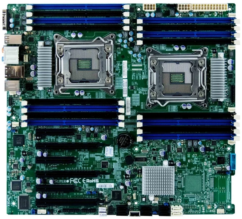 Server Motherboard Supermicro X9DAE Intel C602 Chipset Dual Socket LGA2011 - Image 2 of 3
