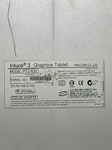 🎨 Tablette graphique Wacom Intuos 3 PTZ-630 ✍️ USB 6"x8" pour PC et Mac - Photo 8/12