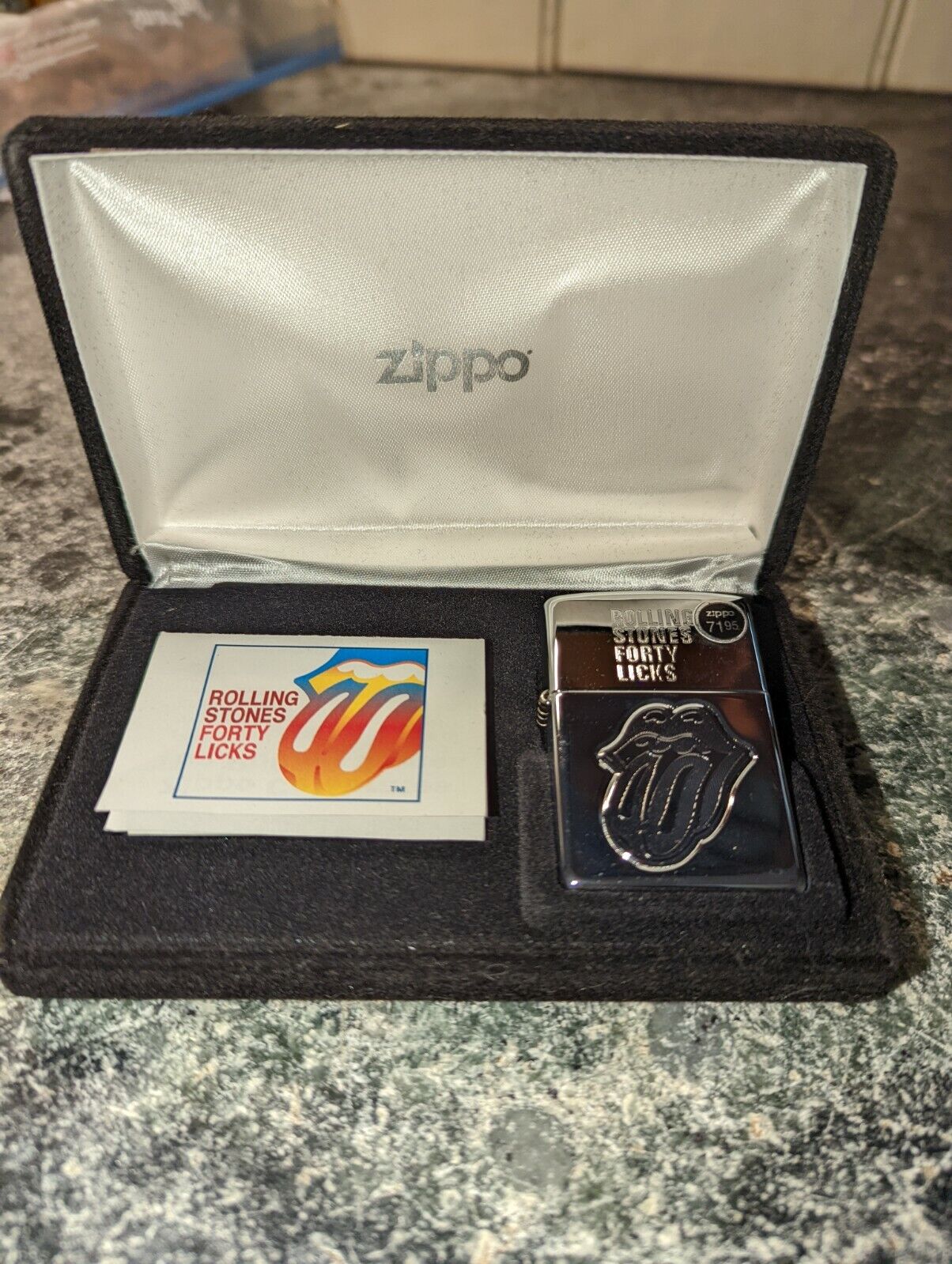 ZIPPO ROLLING STONES 40th year anniversary, limited edition Serial #  3812/10000