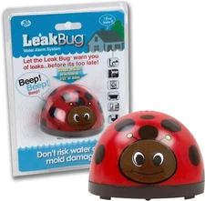 Water Alarm System Leak Bug Flood Detector detects as little 1/32 Inch of Leak
