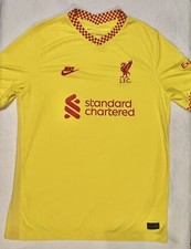 Liverpool 2021/22 NikeThird Football Shirt Yellow 11/12 Year Olds DB6246-704 Lg