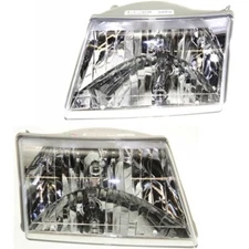 FIT 2001-2010 MAZDA B2300 B3000 TRUCK HEADLIGHTS HEAD LIGHTS LAMPS PAIR