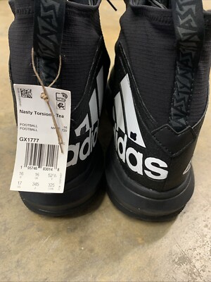 Adidas Nasty Torsion Team Black/White GX1777 Football Cleats  display picture 2
