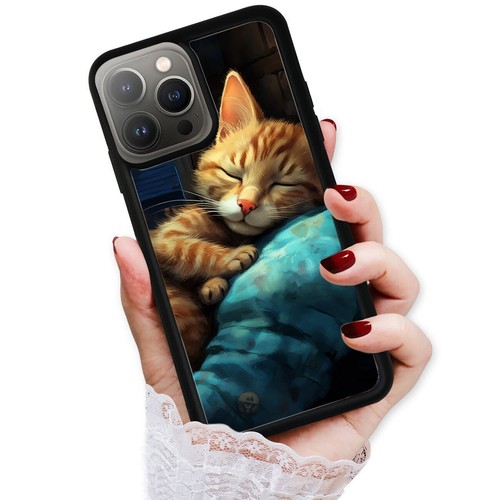 Anti scratch Cover For iPhone SE XS XR Max 5 6 7 8 Plus orange cat Kitten lively - Picture 12 of 25