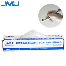 500/Box Dental Low Speed Handpiece Sleeves Covers Protective Fits Most 1.5"x8"