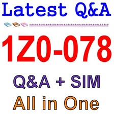 Best Exam Practice Material for 1Z0-078 Exam Q A