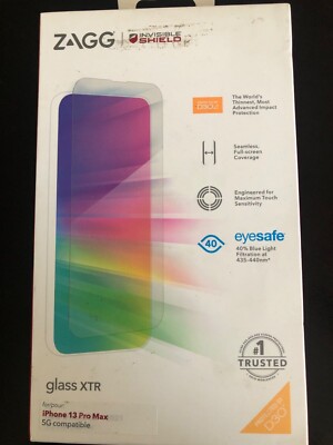 ZAGG Invisible Shield Screen Protector for Apple iPhone 12 Pro Max/iPhone 13 Pro