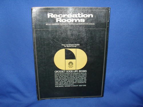 RECREATION ROOMS A J HARMON - DESIGN, PLANNING, HOW TO - SC - Picture 2 of 3