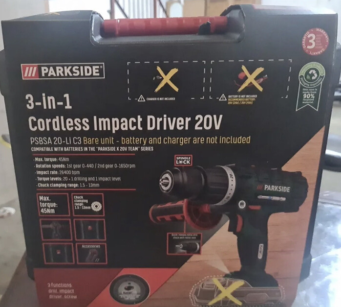 Parkside 20v Lidl Cordless Drill Driver Lidl Parkside Hammer Drill