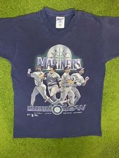 1997 Seattle Mariners - Griffey and Rodriguez - Vintage MLB T-Shirt Youth XL