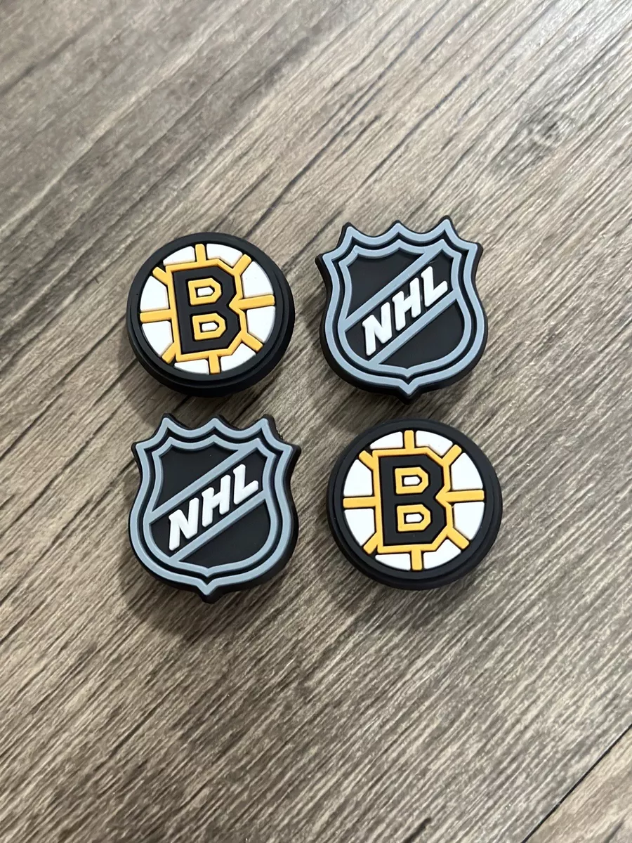 Boston Bruins Hockey Team Charm For Crocs Shoe Charms 4 Pieces