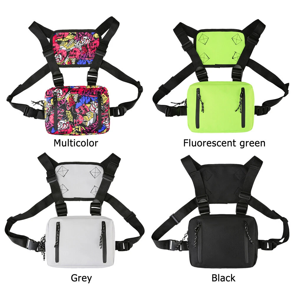 Hip Hop Chest Rig Bags Rectangle Oxford Travel Chest Universal Bag