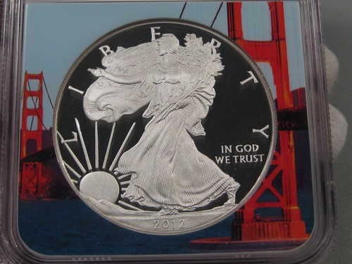 Ultra Cameo Proof 2012-S Silver American Eagle NGC PF69 UC Bridge Label. #8 - Picture 2 of 10