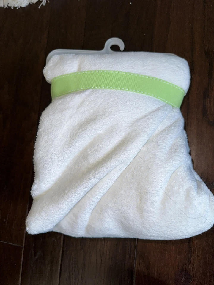 Manta de felpa Just One Year marrón con ribete blanco elefante tortuga “bebé” nueva Foto 2 de 2