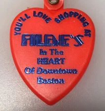 Filene’s Boston MA Department Store Massachusetts Shopping Vintage Keychain