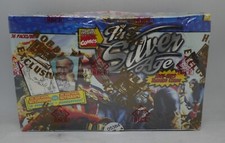 1998 SKYBOX MARVEL SILVER AGE (BBCE SEALED) TRADING CARDS BOX (36 PACKS) #/10000